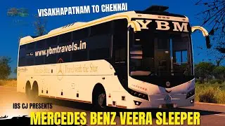 YBM Travels Mercedes Benz Veera Sleeper | Visakhapatnam to Chennai | ETS2 Indian Bus Drive