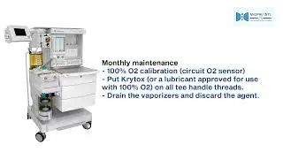 Preventive and Periodic Maintenance of Datex Ohmeda Anesthesia Workstation