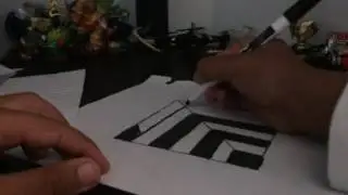 How to make a optical illusion sinkhole