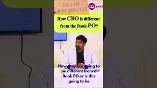 How CBO is different from Bank PO ? #guidely #bankexams #sbicbo #shortsfeed #ytshorts #trending #yt