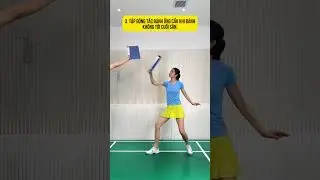 Cao cầu tr&aacute;i tay v&agrave; 4 b&agrave;i luyện tập  #caulong #badminton #caulongyb