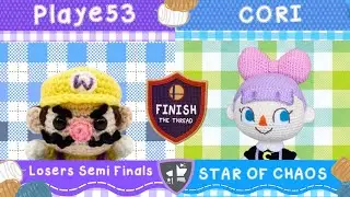 Finish The Thread - playe53 (Wario) Vs cori (Villager) - Losers Quarter-Final - Smash Bros 3DS