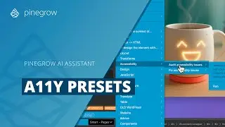 One-Click Accessibility Audit & Fix with Pinegrow AI Assistant