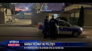 BĂRBAT REȚINUT DE POLIȚIȘTI