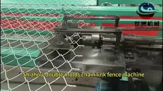 Malla ol&iacute;mpica galvanizada que hace la m&aacute;quina, somos fabricantes#cyclone wire fence making machine