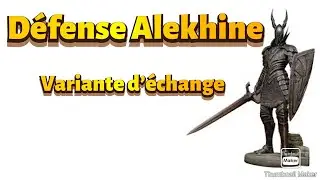 Apprendre une ouverture aux échecs: Défense Alekhine: Variante d'échange