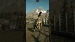 JPOG Edmontosaurus  Kicks Troodon in The Face! After He Bites Eddies Foot! #jwe2 #shorts #jpog