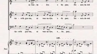 Cwlwm Cariad  for TTB & piano