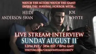 Resident Evil livestream with Actors Joe Whyte & Heidi Anderson-Swan #3