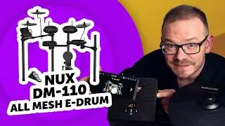 This Affordable E-Drum Kit Works with Your Smartphone (NUX DM-110)