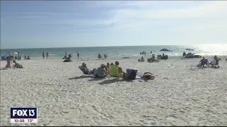 Beaches still busy despite COVID-19
