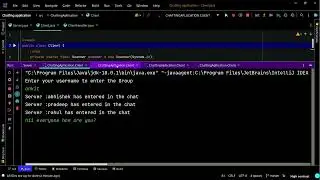 Group Chatting application – Client java 2023 using java