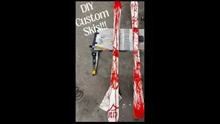 I tried painting my skis.......This is what happened!?!