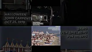 Halloween 1978 vs Jaws 1975 #edit #halloween #jaws #slasher #movies