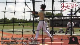 Blake Rutherford Prospect Video, OF, Chaminade College Prep Class of 2016