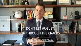 Don't Let August Slip Through the Cracks