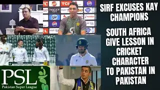 PAKISTAN KI GHAR PAR HAAR..SA GIVE LESSON IN CRICKET CHARACTER TO WIN TEST&hellip;PCB V ALI TAREEN IN PSL