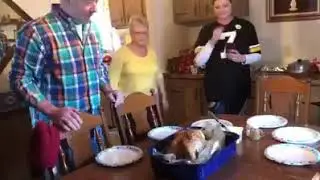 MeMa's Thanksgiving Turkey Breast Prank
