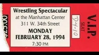 World Wrestling Network WWN 1994 event (fancam)