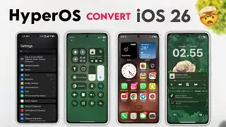 Convert Your Xiaomi Phone Into iphone 🤯 Control Center & Dynamic Island 🤩 No Apk - No Root ✨