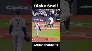Nasty Pitch by Black Snell #mlb #baseball #shorts