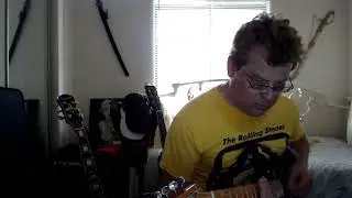 Voodoo Chile Extended Blues Jam Improv with Wah-Wah 