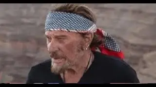 JOHNNY HALLYDAY  en moto avec Johnny  clip dan sadydan