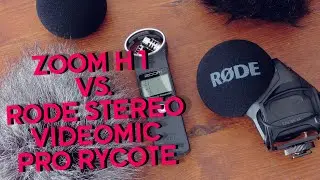 RODE STEREO VIDEOMIC PRO Vs. ZOOM H1