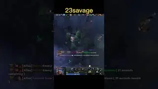 What a pog move by 23savage !!!😱😱😱#dota2 #shorts #23savage