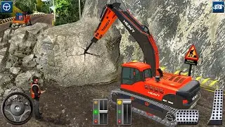 Heavy Excavator Crane Simulator - City Construction Vehicle Road Builder - Android Gameplay