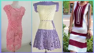 Beautiful and marvelous crochet women's dresses & long maxci design ideas with modern look