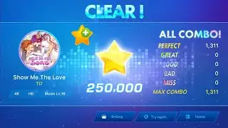 [O2Jam - Music & Game] Ti7 - Show Me The Love | 4K HD 16 | Perfect Full Combo