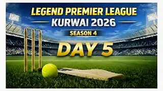 GREEN VALLEY vs RANA ROYALS live cricket match | LEGEND PREMIER LEAGUE KURWAI 2026 live - Govt Coll