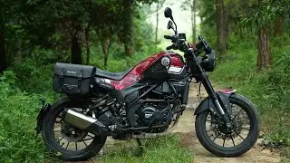 WILD HEART Motorcycle saddlebags Waterproof Bag Retro Tail Bag installation video