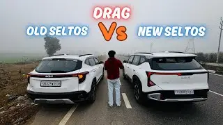 OLD VS NEW SELTOS| DRAG RACE|FIRST IN INDIA| PEAK MALE CONTENT |#cars #automobile #dragrace #yoshi