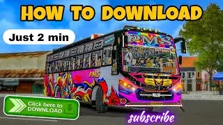 💥😍 𝐇𝐎𝐖 𝐓𝐎 𝐃𝐎𝐖𝐍𝐋𝐎𝐀𝐃 𝐏𝐌𝐒 𝐁𝐒𝟔&trade; 𝐁𝐔𝐒 New bus mod | TN pvt Bus | Bussid |new pvt bus download livery Tamil