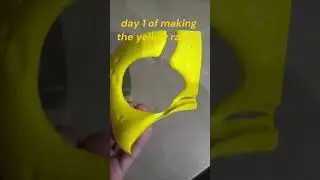day 1 of making the yellow rabbit
