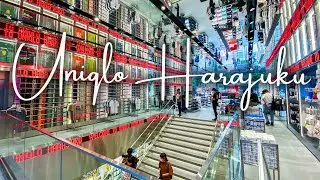NEW! UNIQLO HARAJUKU + 3m Billie Eilish | TOKYO WALKING TOUR
