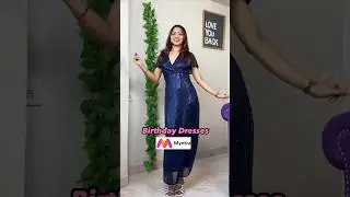 Myntra Birthday Party Dresses #birthdaydress #myntrahaul #shorts #youtubeshorts #partydress #fyp