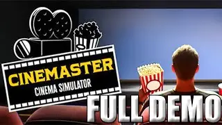 CINEMASTER CINEMA SIMULATOR DEMO Gameplay Walkthrough | FULL GAME | No Commentary
