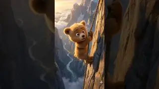 பசி கொண்ட குட்டி கரடி செய்த துணிச்சல்! 🐻🍯 | Fortune Favors the Brave #shorts #youtubeshorts #cartoon