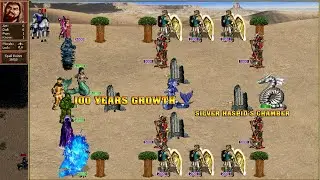 Heroes 3 COMBAT One Hundred Years growth Conflux vs Silver Haspid&rsquo;s Chamber