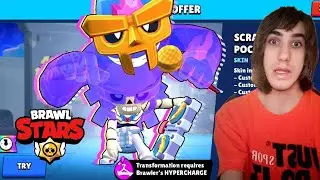 BRAWL STARS POCO SCRATCHER HYPERCHARGE NEW SKIN!