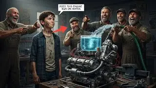 &ldquo;DOES THIS ENGINE RUN ON WATER?&rdquo;  They Laughed at the 14-Year-Old Boy Mechanic&hellip; Until THIS Happened!