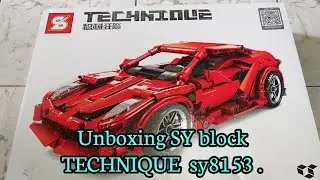Review and Unboxing SY block TECHNIQUE  sy8153 Ferrari 458 model. (Part2)