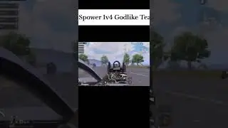 Spower 1v4 Godlike Team 🤯 just  in 5 seconds