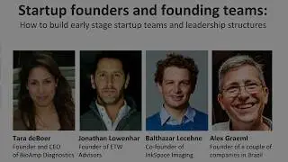 Startup founders and founding teams