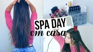 SPA DAY EM CASA! Rotina + DICAS e RECEITAS caseiras | Vanessa Lino