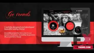 Trends  Responsive Voting WordPress Theme by Thurstan Mayson