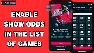 How To Enable And Turn On Show Odds In The List Of Games On Flashscore App